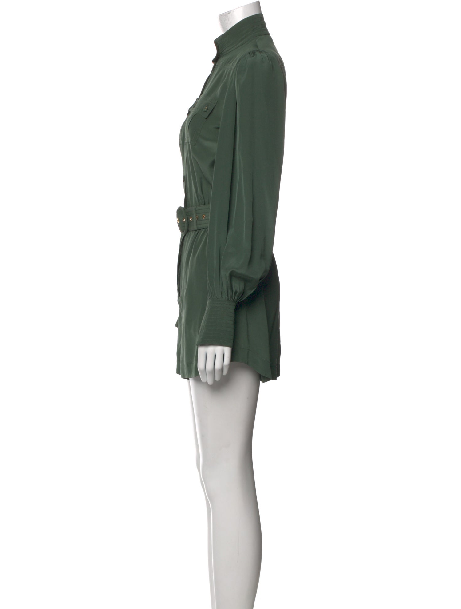 Zimmermann Silk Mock Neck Romper