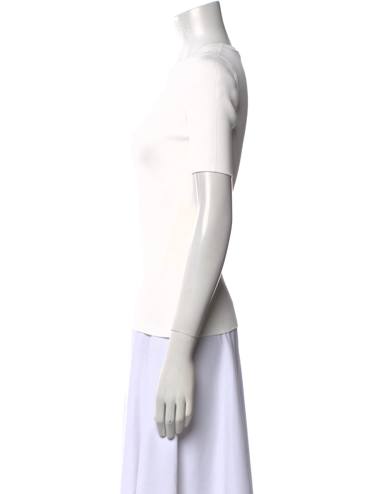 Zimmermann Crew Neck Short Sleeve Top