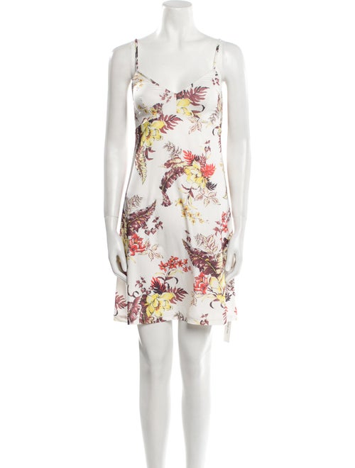 Zimmermann Floral Print Mini Dress