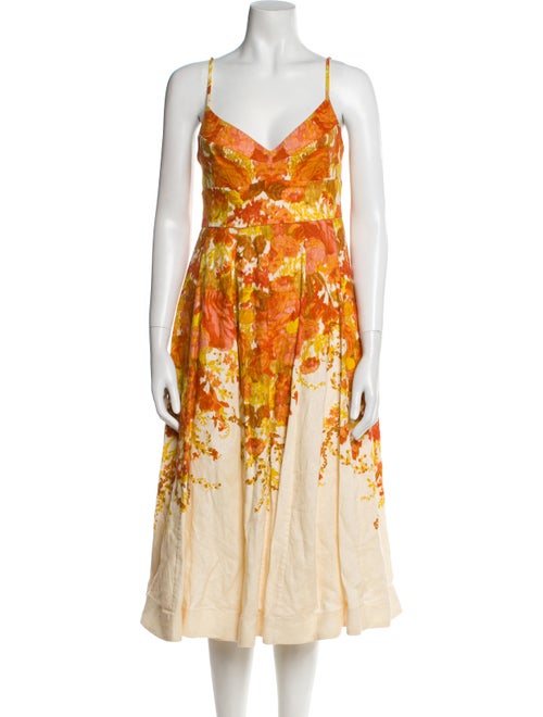 Zimmermann Linen Midi Length Dress