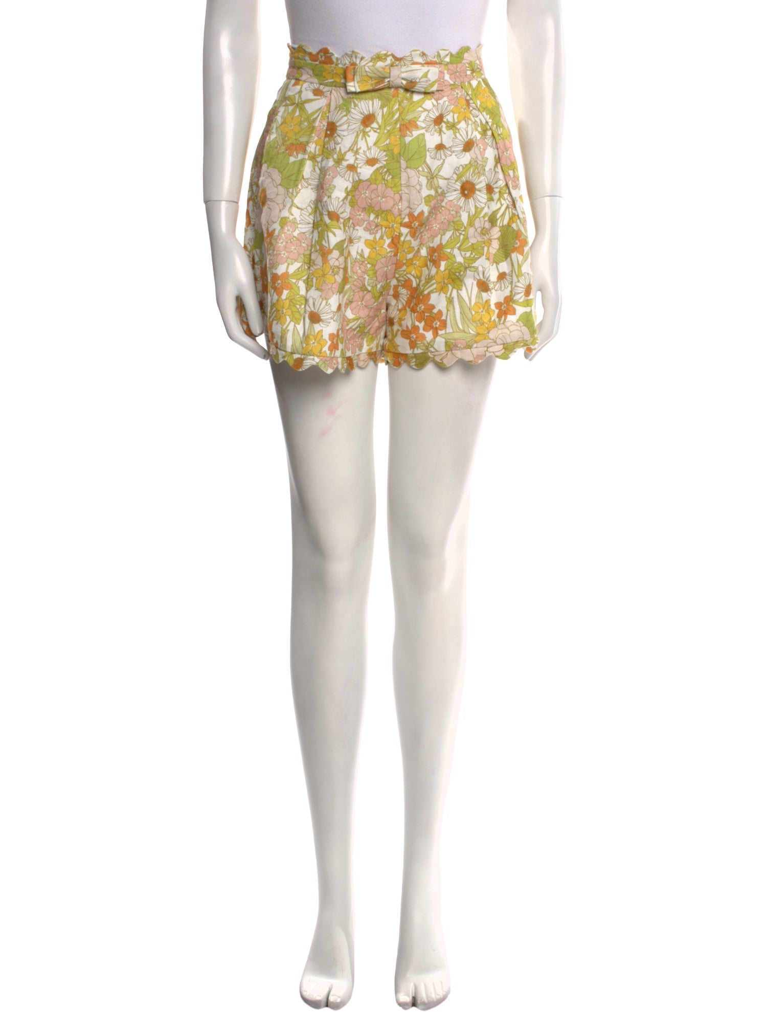 Zimmermann Linen Mini Shorts