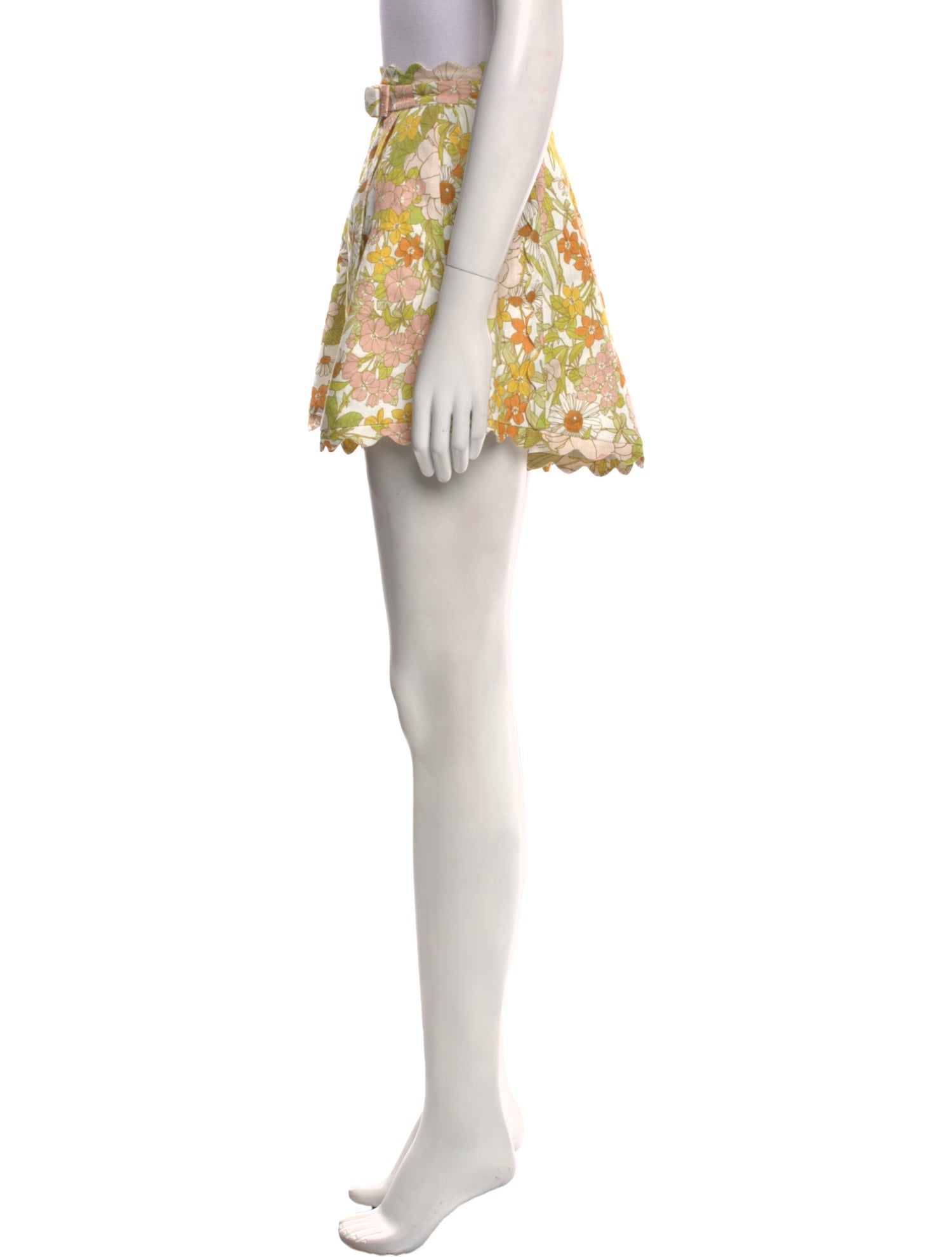 Zimmermann Linen Mini Shorts