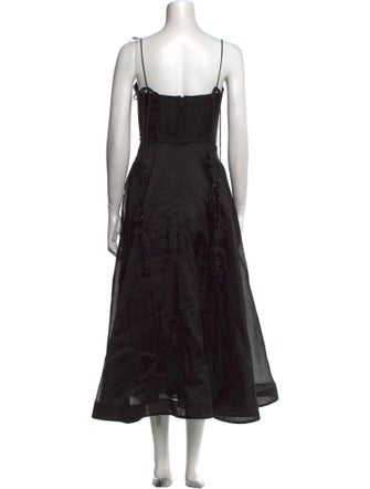 Zimmermann Linen Midi Length Dress