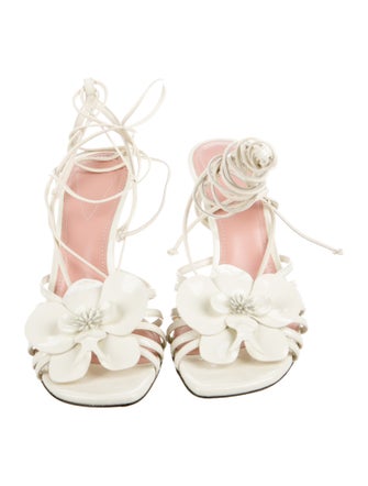 Zimmermann Leather Fringe Trim Accent Gladiator Sandals