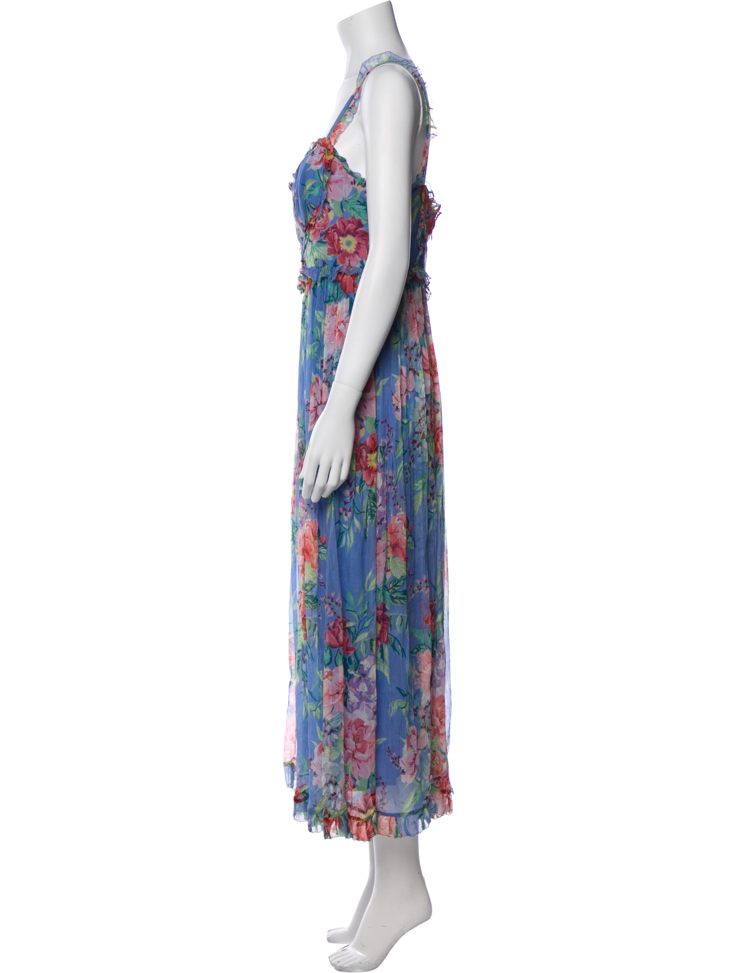 Zimmermann Silk Floral Print Jumpsuit