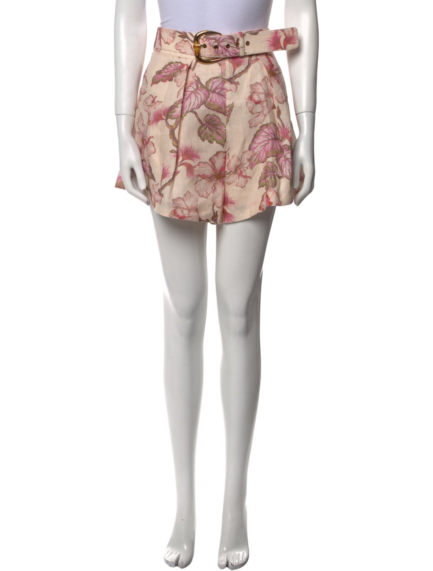 Zimmermann Linen Mini Shorts