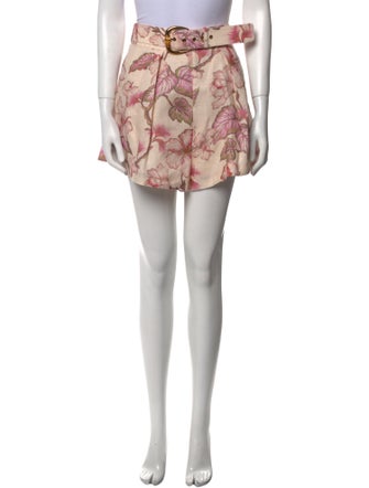 Zimmermann Linen Mini Shorts