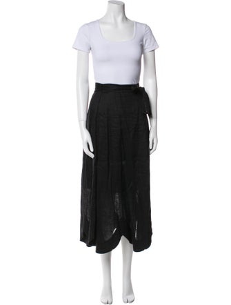 Zimmermann Linen Ruffle Embellishment Skirt Set