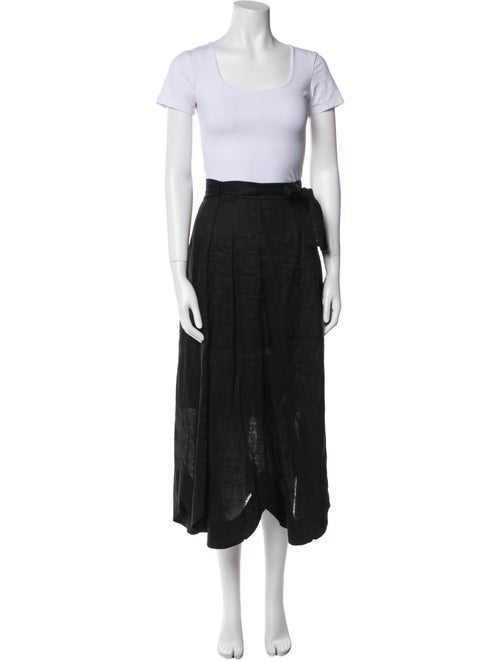 Zimmermann Linen Ruffle Embellishment Skirt Set