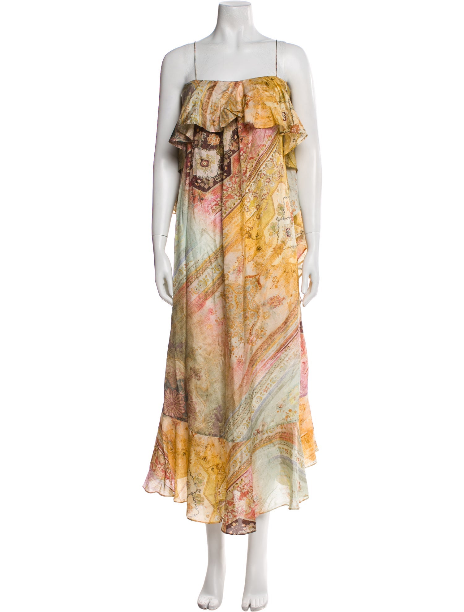 Zimmermann Paisley Print Midi Length Dress