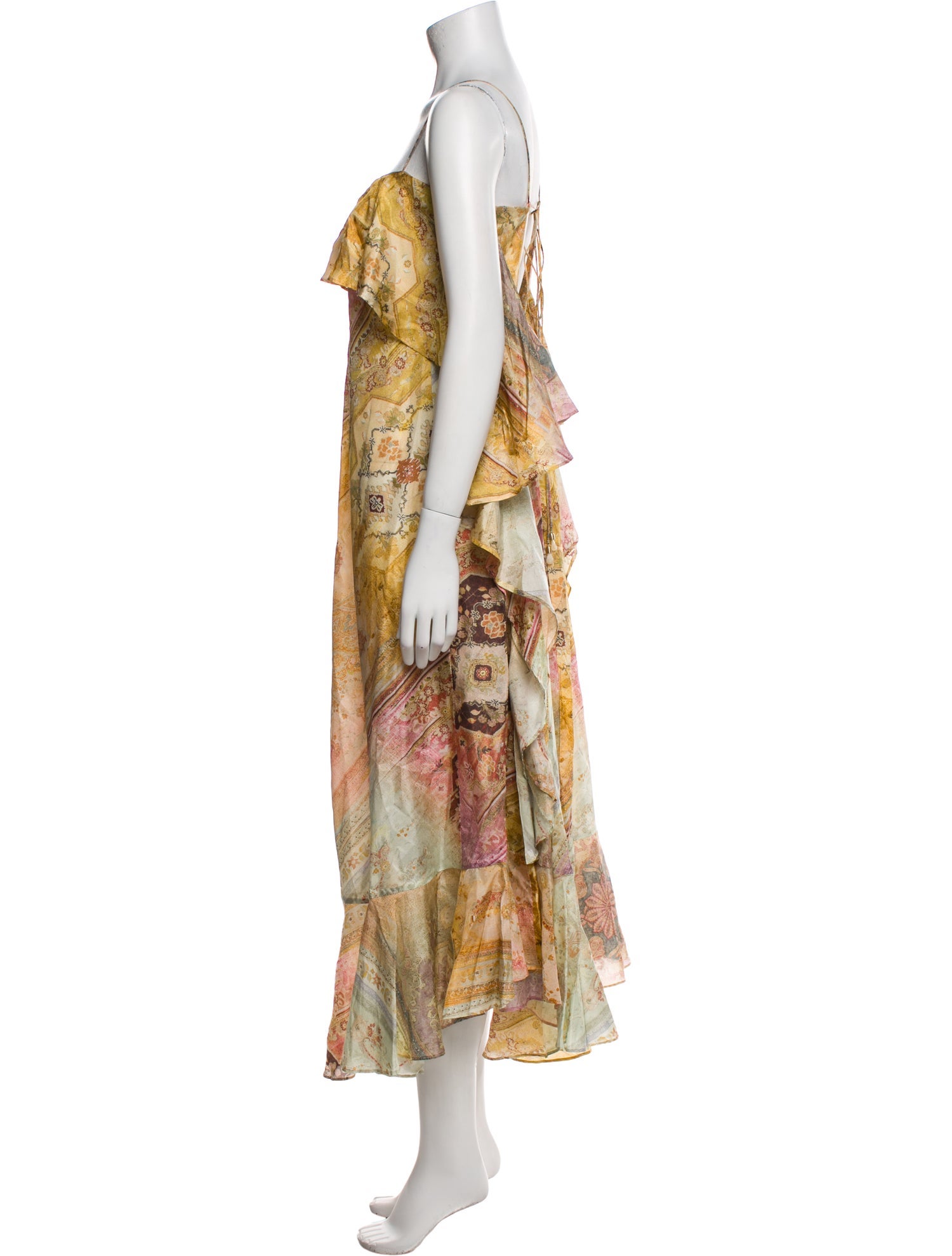 Zimmermann Paisley Print Midi Length Dress