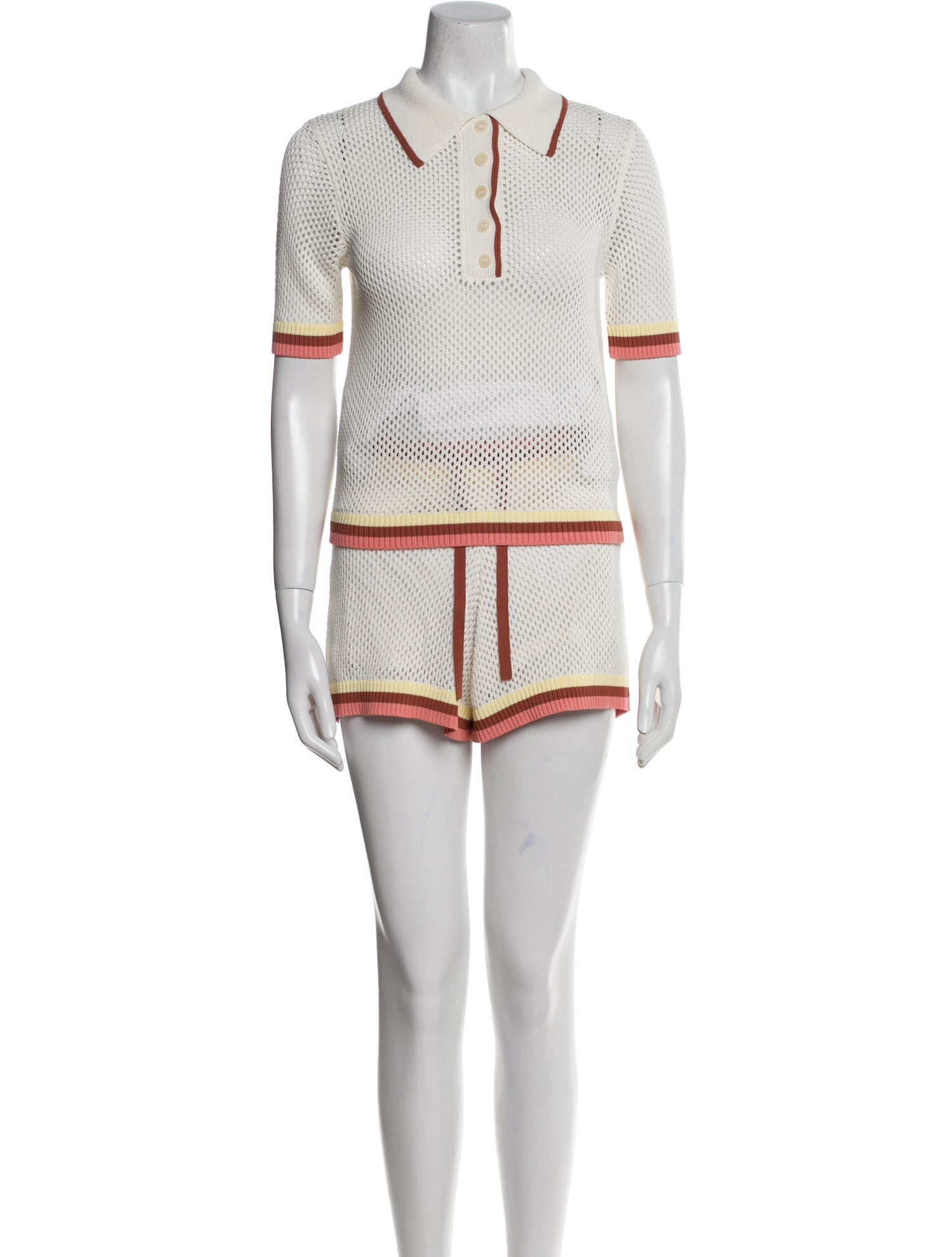 Zimmermann Colorblock Pattern Short Set