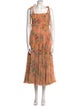 Zimmermann Floral Print Long Dress