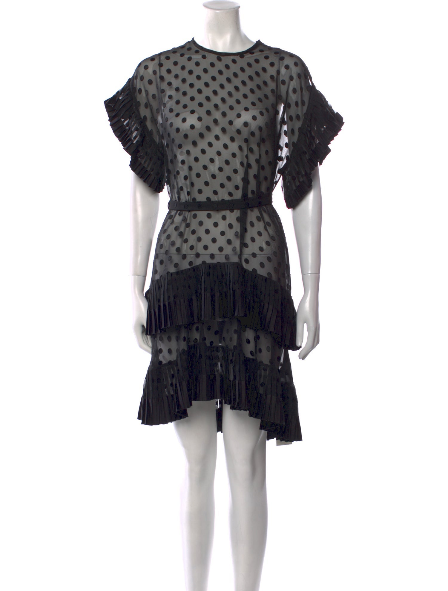 Zimmermann Polka Dot Print Knee-Length Dress