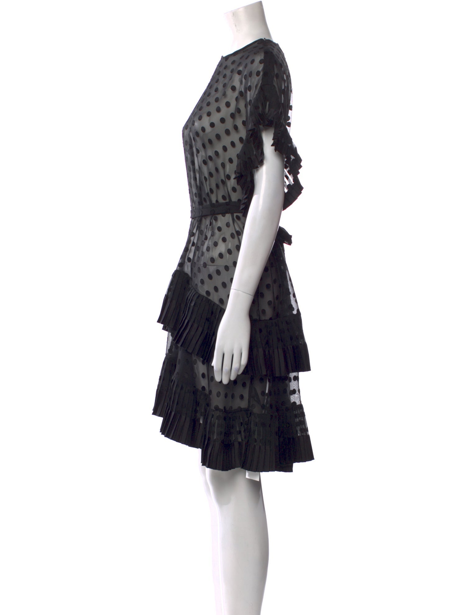 Zimmermann Polka Dot Print Knee-Length Dress