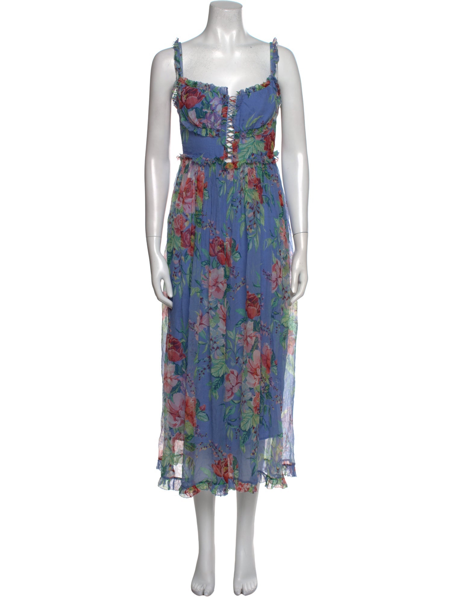 Zimmermann Silk Floral Print Jumpsuit