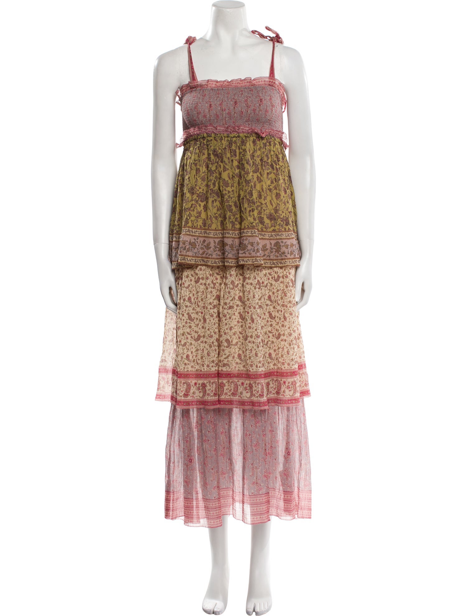Zimmermann Paisley Print Long Dress
