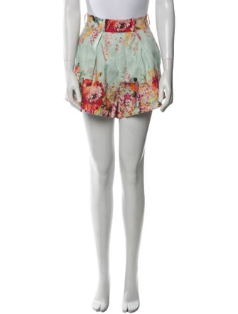 Zimmermann Linen Mini Shorts