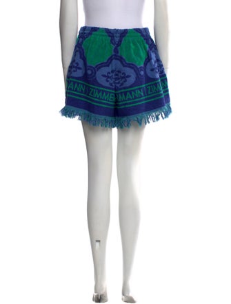 Zimmermann Printed Mini Shorts