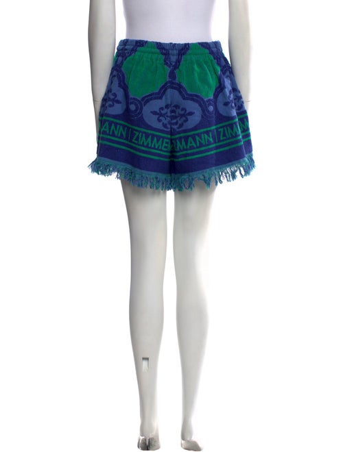 Zimmermann Printed Mini Shorts