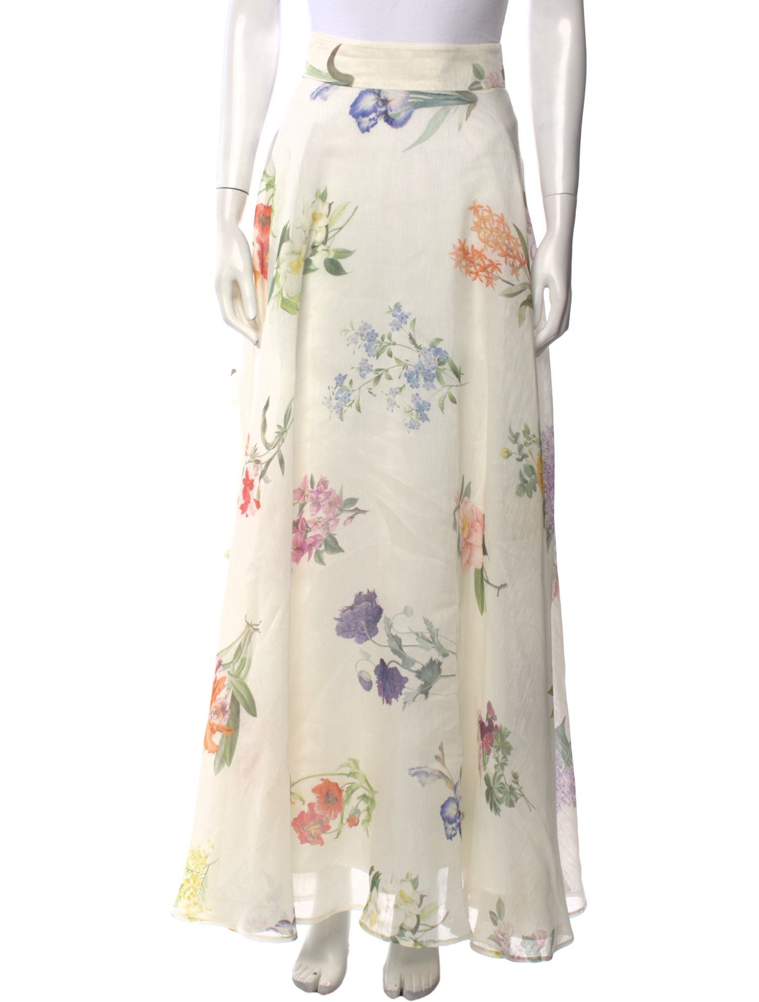 Zimmermann Linen Long Skirt