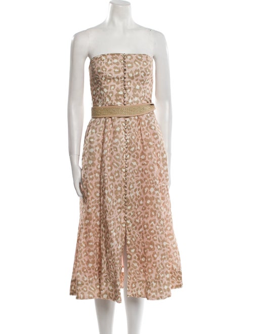 Zimmermann Linen Knee-Length Dress