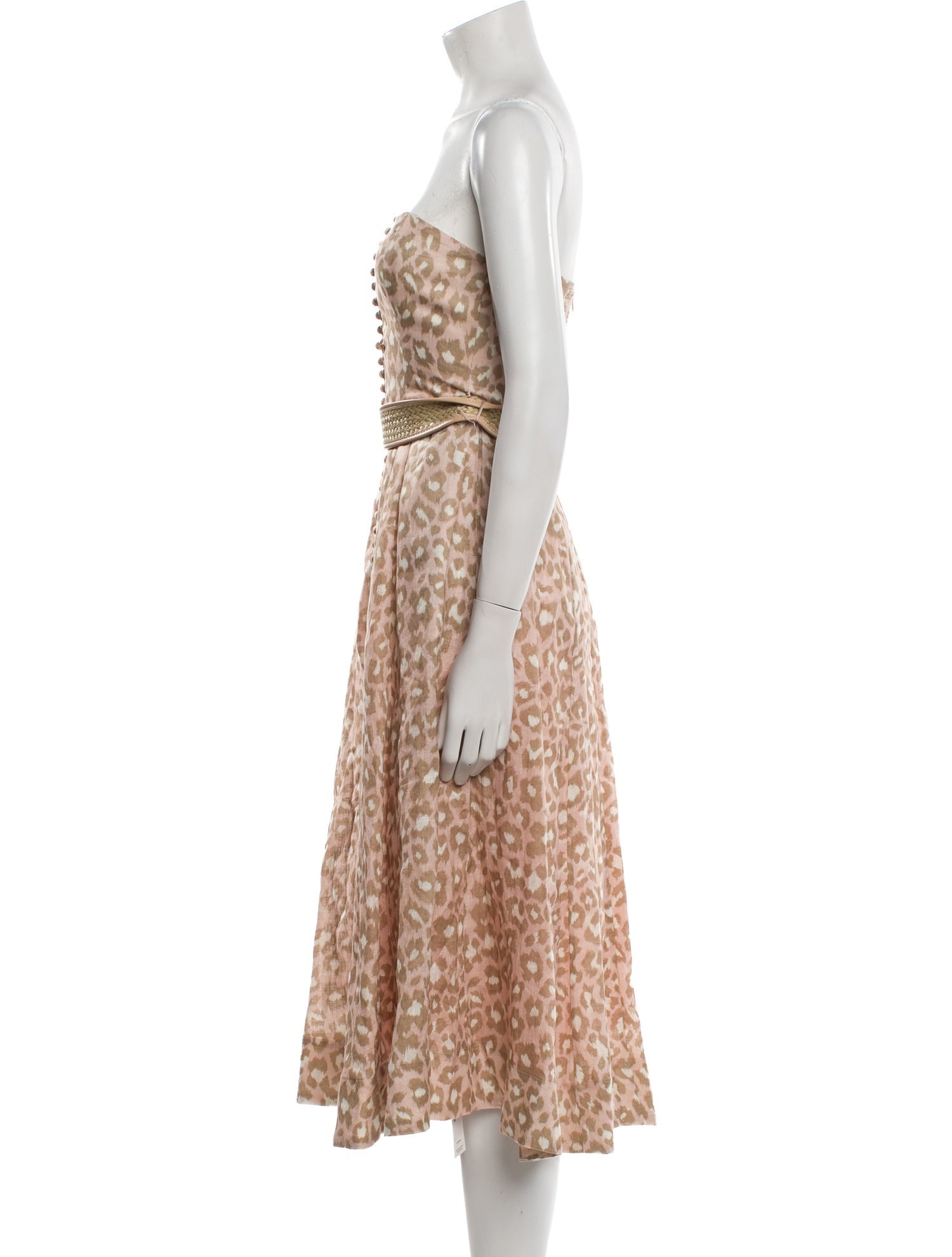 Zimmermann Linen Knee-Length Dress