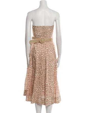 Zimmermann Linen Knee-Length Dress