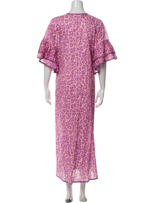 Zimmermann Animal Print Midi Length Dress