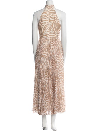 Zimmermann Animal Print Long Dress