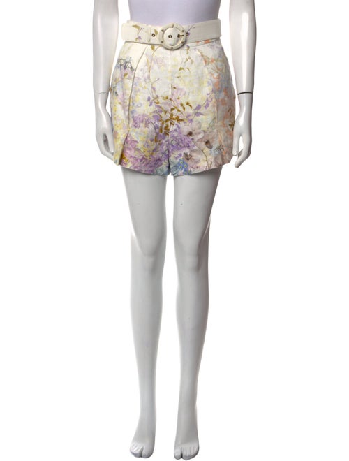 Zimmermann Linen Mini Shorts