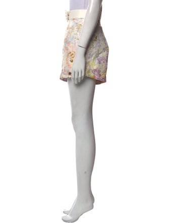 Zimmermann Linen Mini Shorts