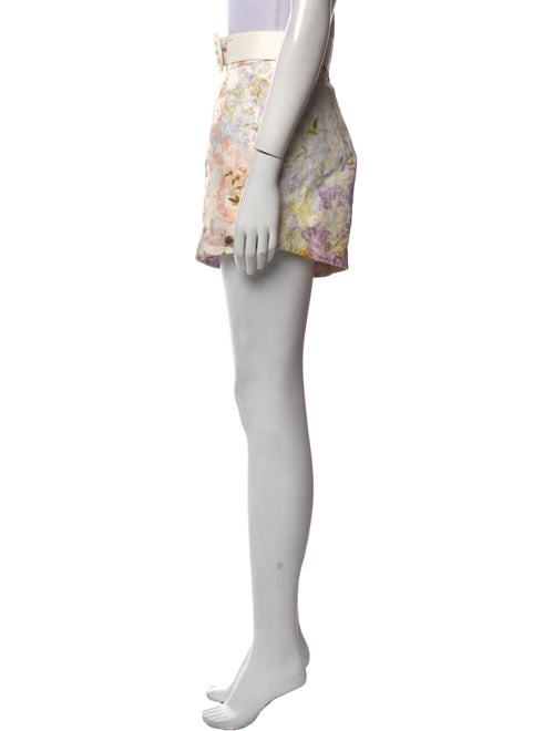 Zimmermann Linen Mini Shorts