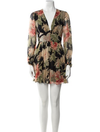 Zimmermann Silk Floral Print Romper