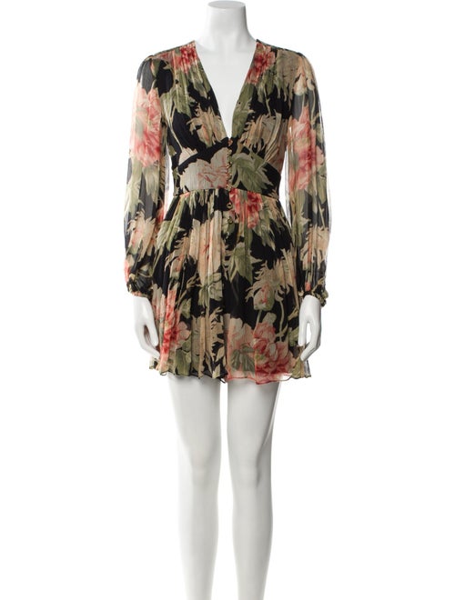 Zimmermann Silk Floral Print Romper