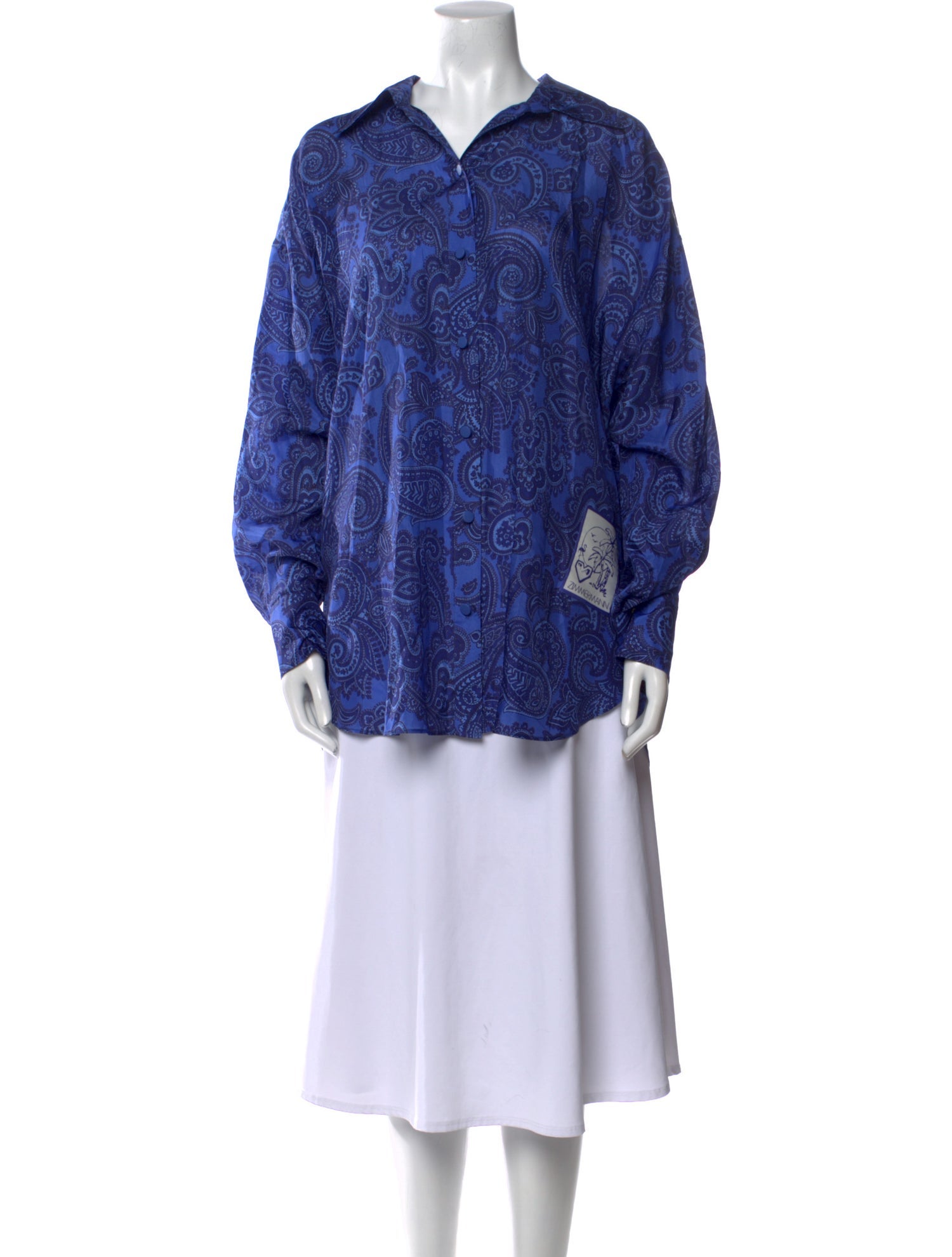 Zimmermann Silk Printed Sweatshirt