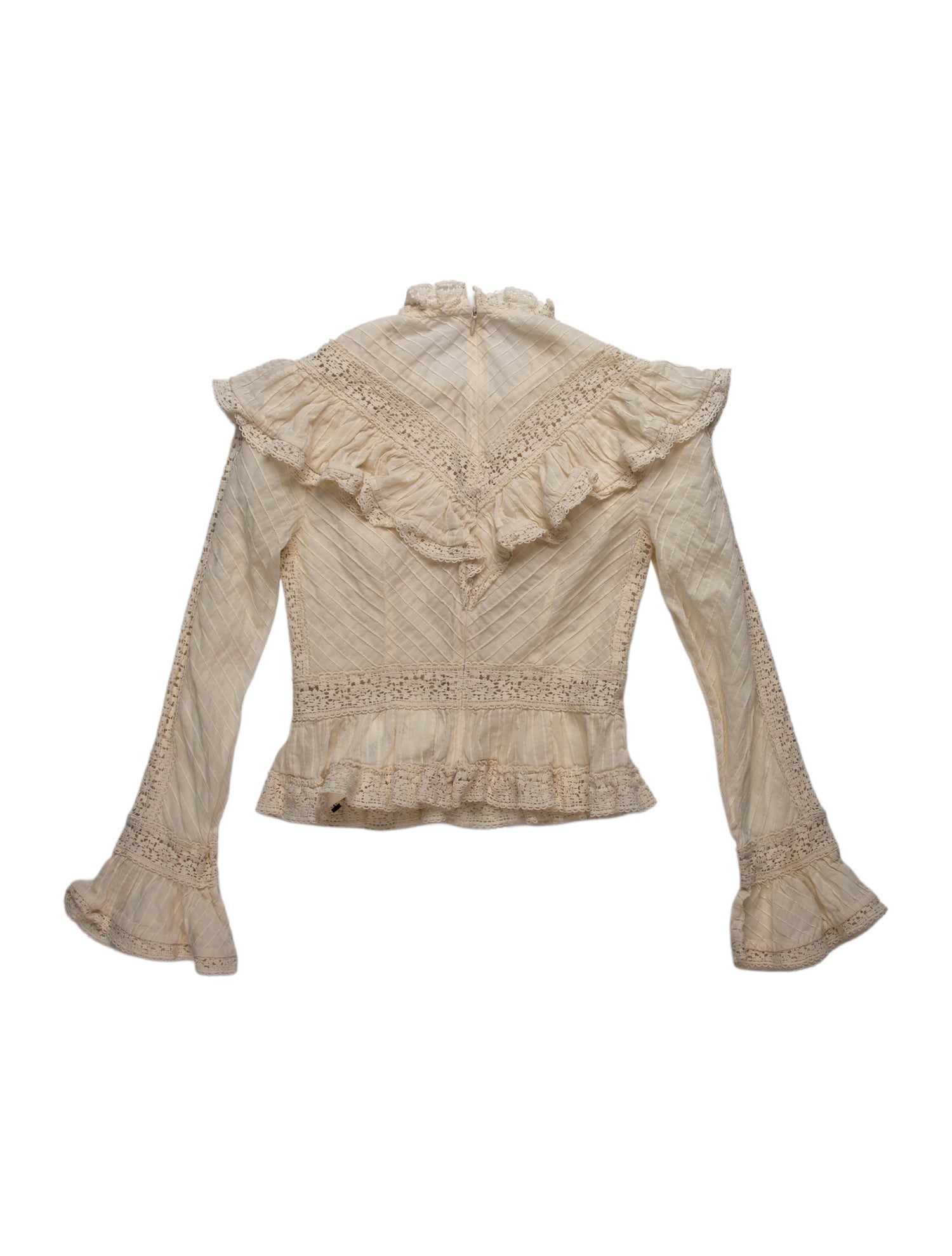 Zimmermann Mock Neck Three-Quarter Sleeve Top