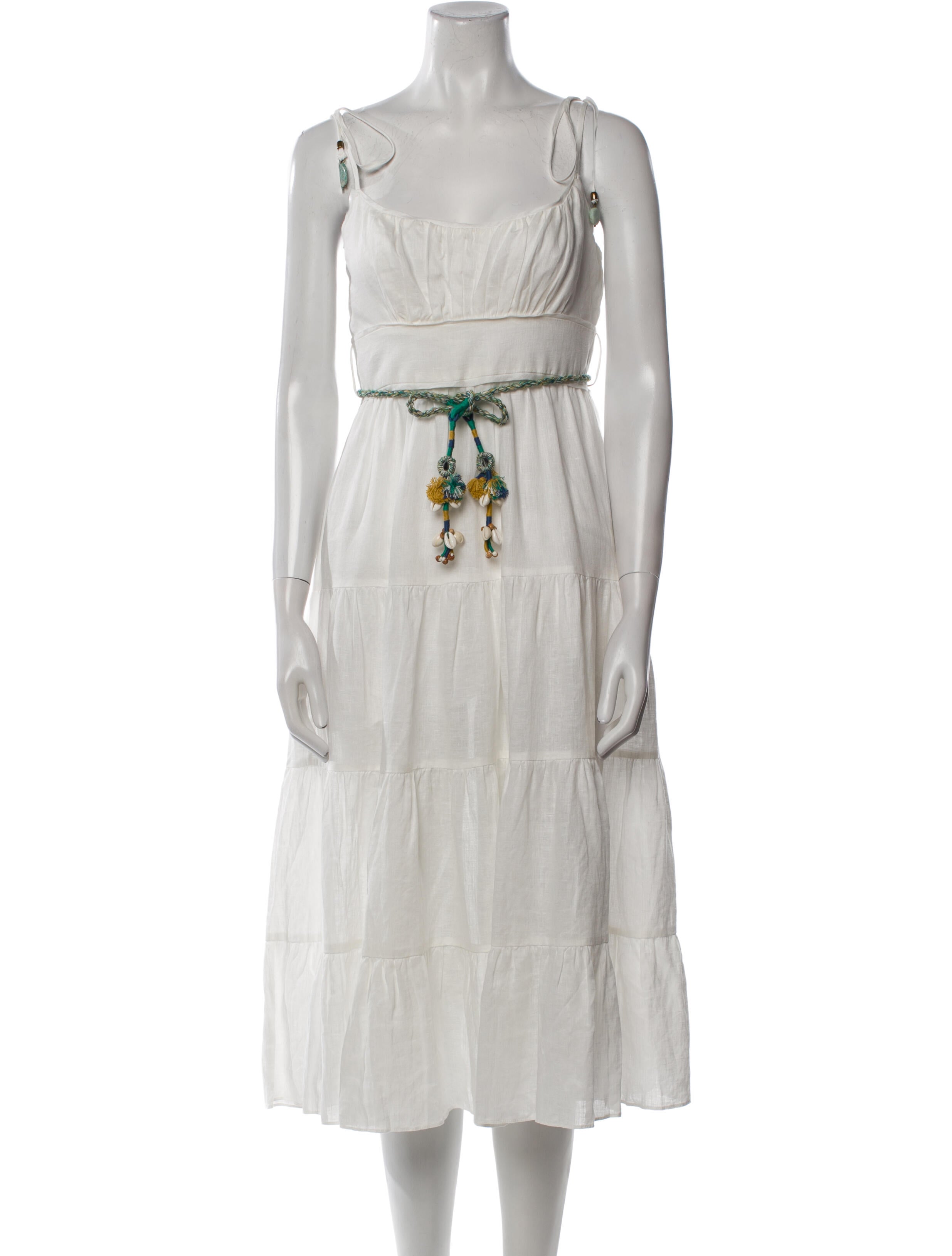 Zimmermann Linen Knee-Length Dress