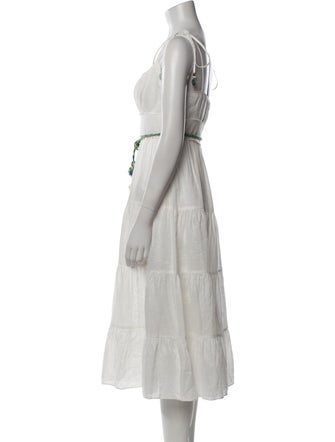 Zimmermann Linen Knee-Length Dress