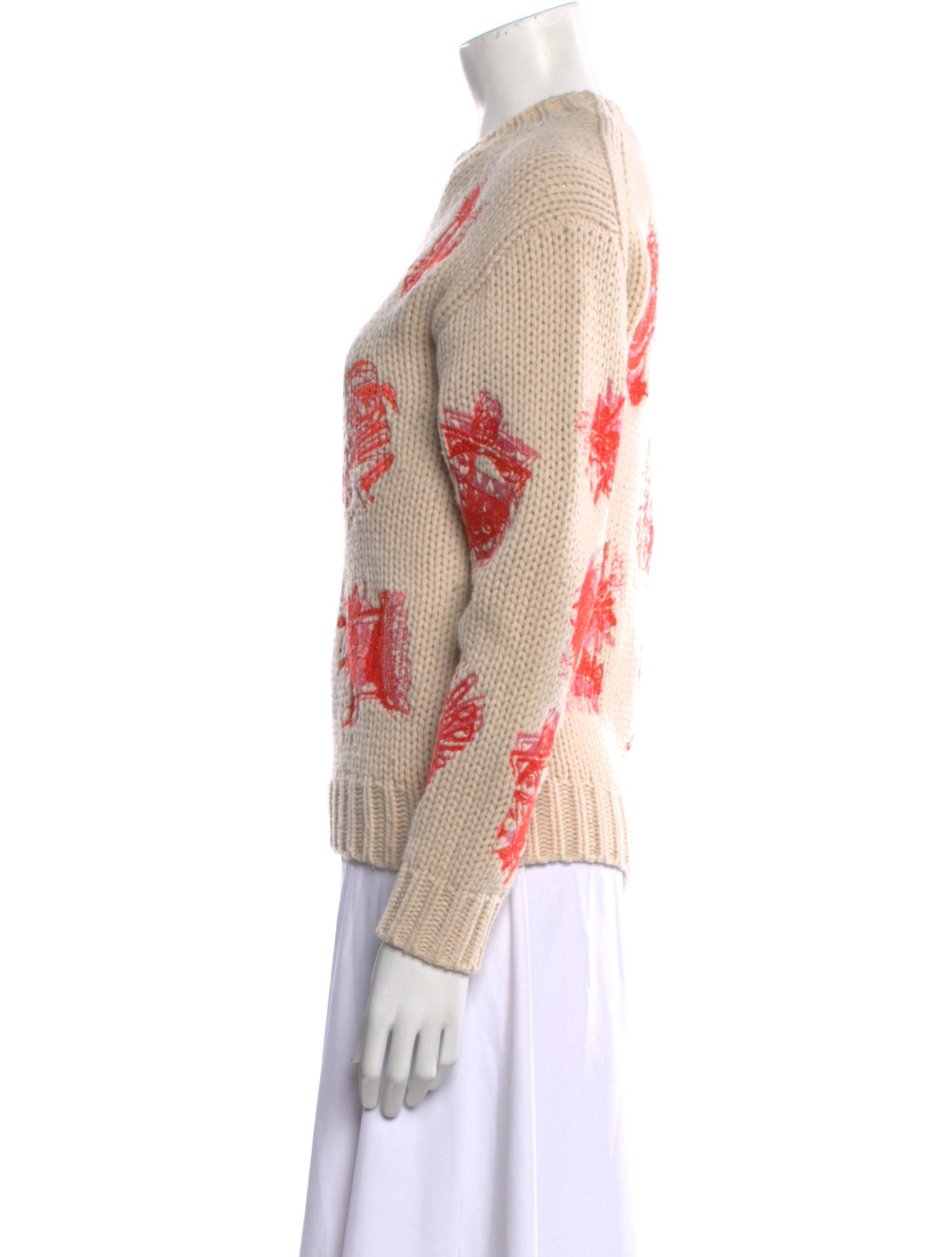 Zimmermann Merino Wool Printed Sweater