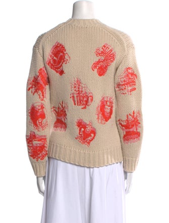Zimmermann Merino Wool Printed Sweater