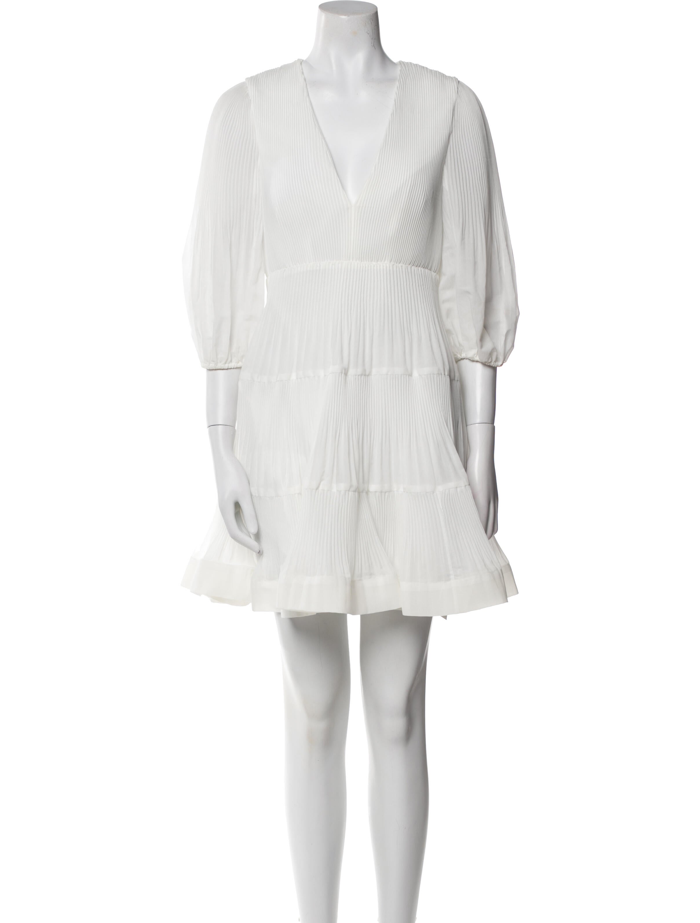 Zimmermann V-Neck Mini Dress