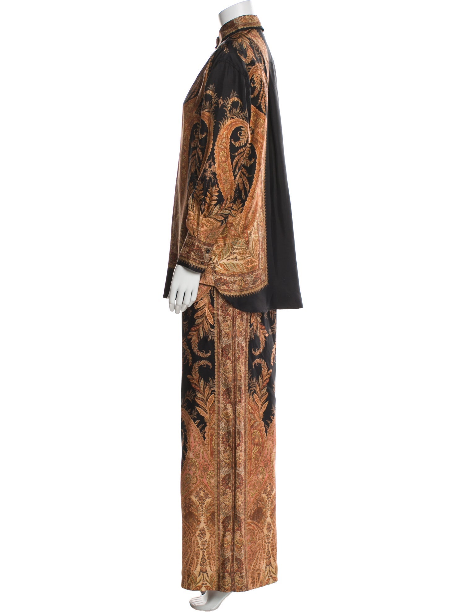 Zimmermann Silk Paisley Print Pantsuit
