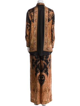 Zimmermann Silk Paisley Print Pantsuit