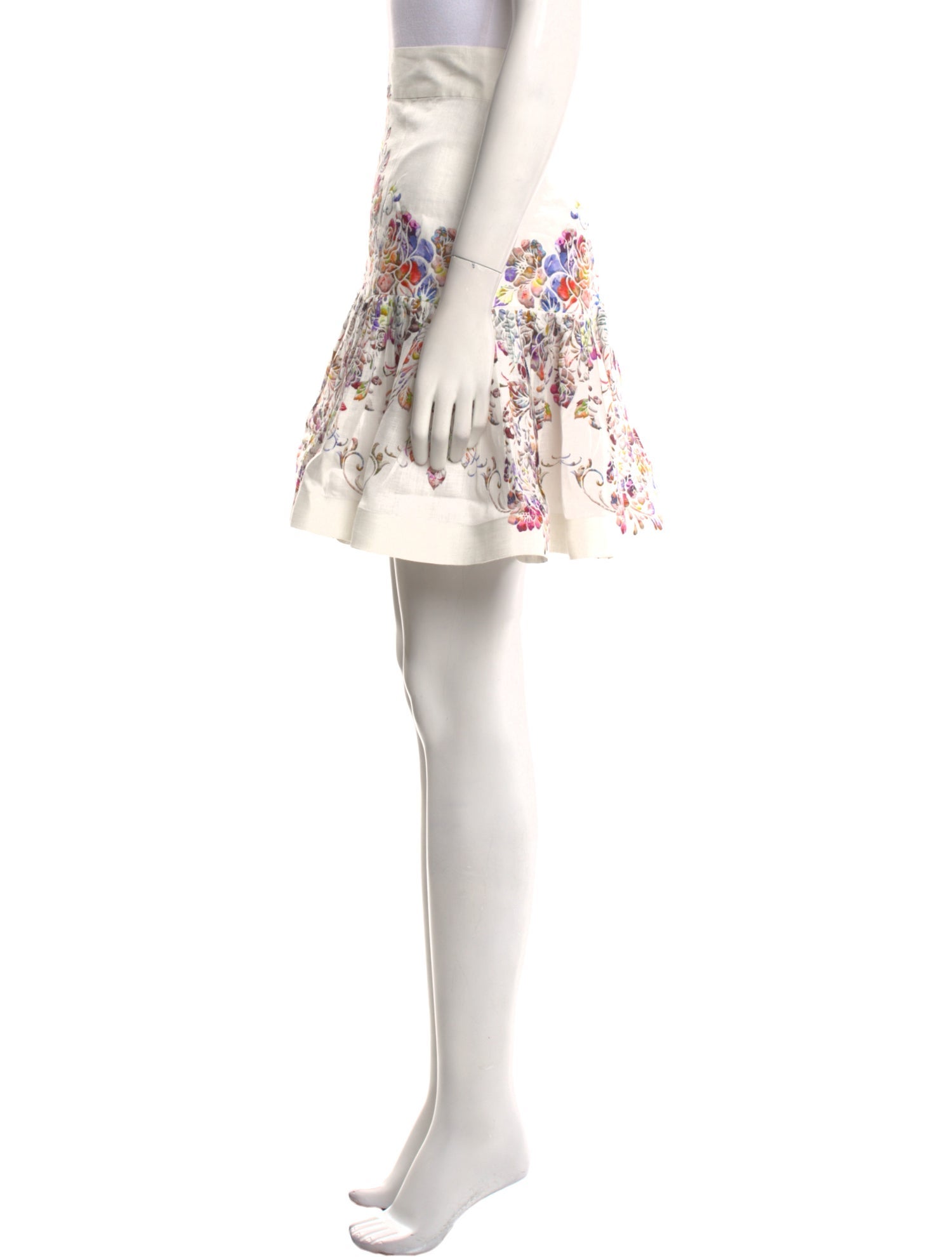 Zimmermann Linen Knee-Length Skirt