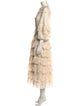Zimmermann Mock Neck Long Dress