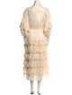Zimmermann Mock Neck Long Dress