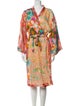 Zimmermann Linen Floral Print Robe
