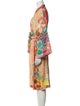 Zimmermann Linen Floral Print Robe