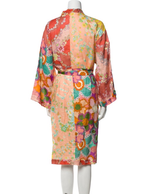Zimmermann Linen Floral Print Robe